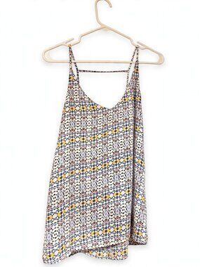 H&M Geometric Print Slip Dress Aztec Tile